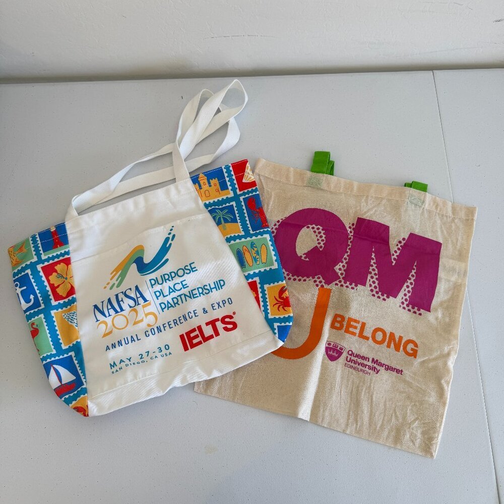 Tote Bags | Canvas Conference Logo | Set of 2